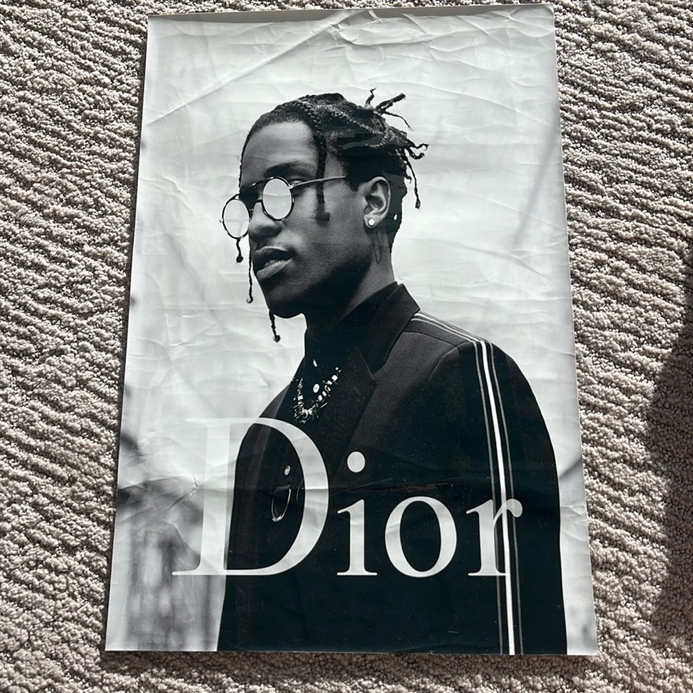 ASAP ROCKY x DIOR poster